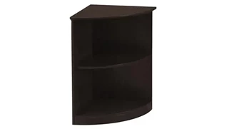 Low Bookcases Mayline Office Furniture 2 Shelf Quarter Round Bookcase