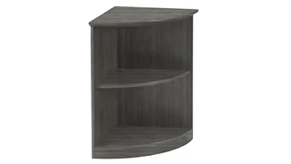 Low Bookcases Mayline Office Furniture 2 Shelf Quarter Round Bookcase