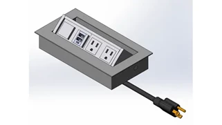 Power Modules Mayline Power and Data Module