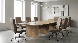 Conference Tables WFB Designs 8ft Conference Table with Panel Leg