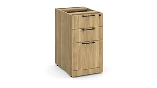 Desk Drawers & Pedestals WFB Designs Under Desk Full Box Box File Pedestal - Assembled