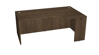 Stand-Alone Desk Shells WFB Designs 72in W x 30in D  Desk Shell with Extended Corner