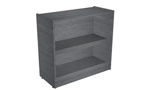 Low Bookcases WFB Designs 32in W x 30in H  2 Shelf Bookcase