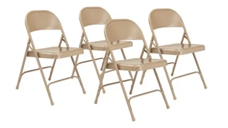 Folding Chairs National Public Seating All-Steel Folding Chair