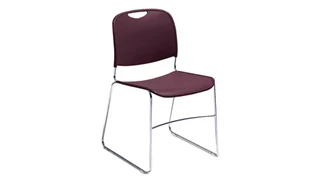 Stackable Meeting Chairs National Public Seating Hi Tech Compact Stack Chair