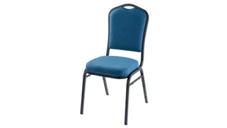 Stackable Meeting Chairs National Public Seating Fabric Padded Stack Chair