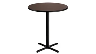 Cafeteria Tables National Public Seating 36in Round Café Table with X Base, 42in Height