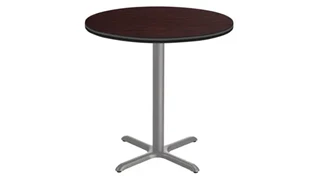 Cafeteria Tables National Public Seating 36in Round Café Table with X Base, 42in Height