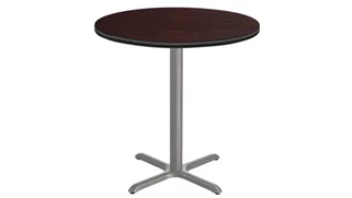 Cafeteria Tables National Public Seating 36in Round Café Table with X Base, 36in Height
