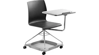 Folding Chairs National Public Seating Chair on the Go - Mobile Tablet Chair