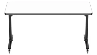 Training Tables - Heavy Duty National Public Seating 72in W x 30in D x 36in H - Whiteboard Mobile Flipper Table