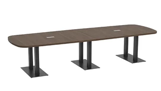 Conference Tables PBD Furniture 12ft Arena Table with Boardroom Base
