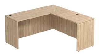L Shaped Desk Shells PBD Furniture L-Desk 60in W x 54in D