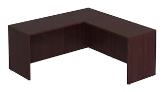 L Shaped Desk Shells PBD Furniture L-Desk 66in W x 48in D