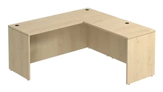 L Shaped Desk Shells PBD Furniture L-Desk 66in W x 54in D