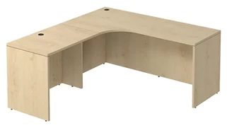 L Shaped Desk Shells PBD Furniture L-Desk Shell 66in W x 60in D with Slim Depth