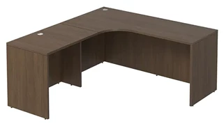 L Shaped Desk Shells PBD Furniture L-Desk Shell 66in W x 66in D with Slim Depth