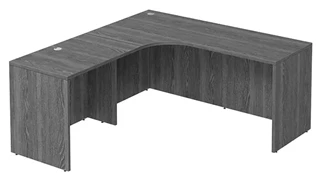 L Shaped Desk Shells PBD Furniture L-Desk Shell 66in W x 72in D with Slim Depth
