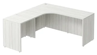 L Shaped Desk Shells PBD Furniture L-Desk Shell 66in W x 78in D with Slim Depth
