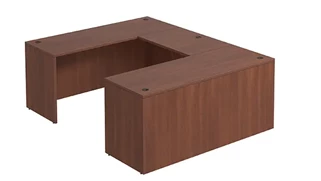 U Shaped Desk Shells PBD Furniture U-Desk Shell 60in W x 84in D with Slim Depth