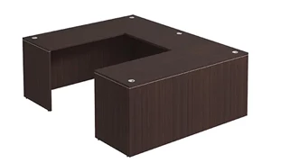 U Shaped Desk Shells PBD Furniture U-Desk Shell 60in W x 96in D with Slim Depth
