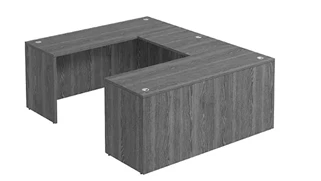 U Shaped Desk Shells PBD Furniture U-Desk Shell 71in W x 84in D with Slim Depth