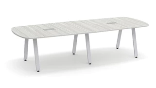 Conference Tables PBD Furniture 10ft Arena Conference Table with Metal A-Legs
