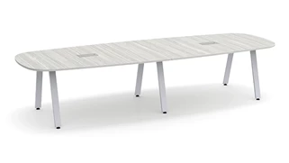 Conference Tables PBD Furniture 12ft Arena Conference Table with Metal A-Legs