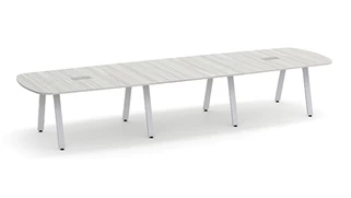Conference Tables PBD Furniture 14ft Arena Conference Table with Metal A-Legs