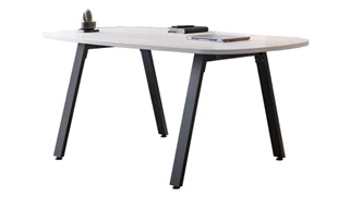 Conference Tables PBD Furniture 6ft Arena Conference Table with Metal A-Legs