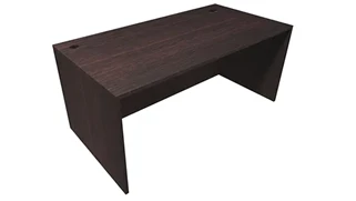 Stand-Alone Desk Shells PBD Furniture 72in W x 24in D Credenza Desk Shell