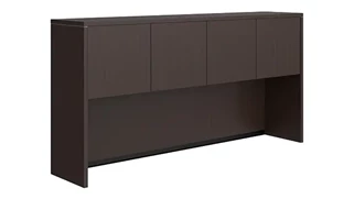 Desk Hutches PBD Furniture 72in Hutch with 4 Laminate Doors