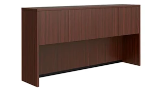 Desk Hutches PBD Furniture 72in Hutch with 4 Laminate Doors