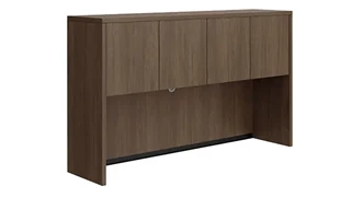 Desk Hutches PBD Furniture 60in Hutch with 4 Laminate Doors