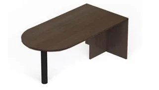 Stand-Alone Desk Shells PBD Furniture 66in x 30in Bullet Desk