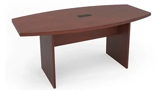 Conference Tables PBD Furniture 6ft Boat Shaped Slab Base Conference Table