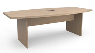Conference Tables PBD Furniture 8ft Boat Shaped Slab Base Conference Table