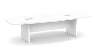Conference Tables PBD Furniture 10ft Boat Shaped Slab Base Conference Table