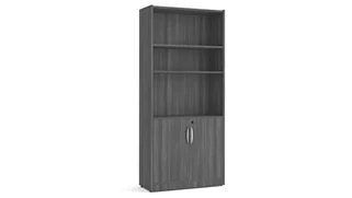 Standard Bookcases PBD Furniture 72in High Bookcase with Doors