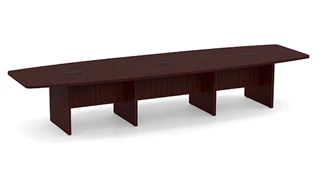 Conference Tables PBD Furniture 14ft Boat Shaped Slab Base Conference Table