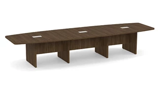 Conference Tables PBD Furniture 14ft Boat Shaped Slab Base Conference Table