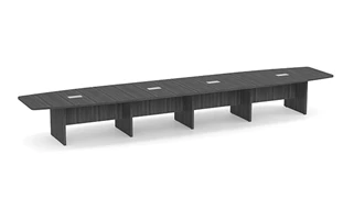 Conference Tables PBD Furniture 20ft Boat Shaped Slab Base Conference Table