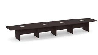 Conference Tables PBD Furniture 20ft Boat Shaped Slab Base Conference Table
