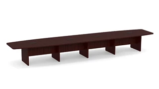 Conference Tables PBD Furniture 20ft Boat Shaped Slab Base Conference Table