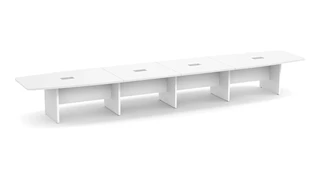 Conference Tables PBD Furniture 20ft Boat Shaped Slab Base Conference Table
