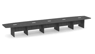 Conference Tables PBD Furniture 22ft Boat Shaped Slab Base Conference Table