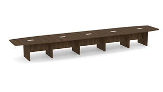 Conference Tables PBD Furniture 22ft Boat Shaped Slab Base Conference Table