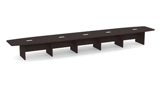 Conference Tables PBD Furniture 24ft Boat Shaped Slab Base Conference Table