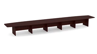 Conference Tables PBD Furniture 24ft Boat Shaped Slab Base Conference Table