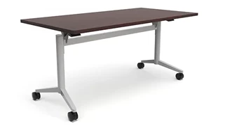Training Tables PBD Furniture 6ft x 24in Flip Top Nesting Table